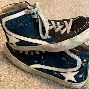 Golden goose slide denim EU 40 men’s 7 women’s 8.5 distressed denim